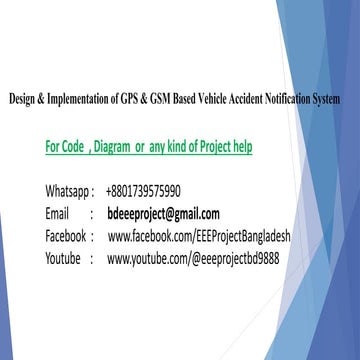 Accelerometer or gravity sensor based accident sms notification using gsm mod...