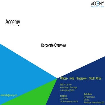 Accemy Corporate Overview