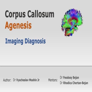 Agenesis of the Corpus Callosum
