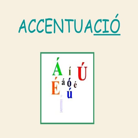 Accentuació