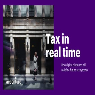 Tax in Real Time: How Digital Platforms Will Redefine Future Tax Systems