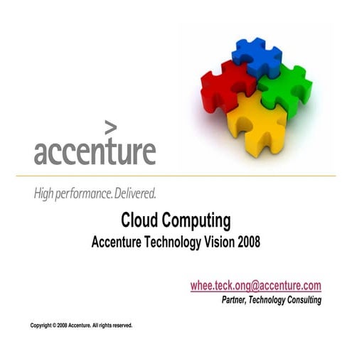 Accenture   Computing In A Cloud