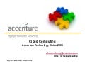 Accenture - Computing In A Cloud