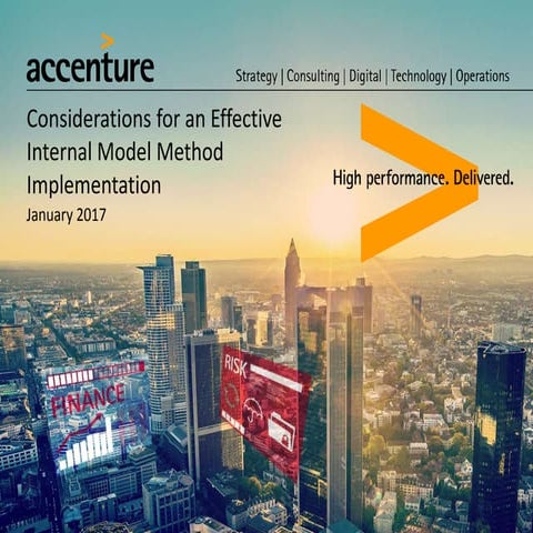 Considerations for an Effective Internal Model Method Implementation