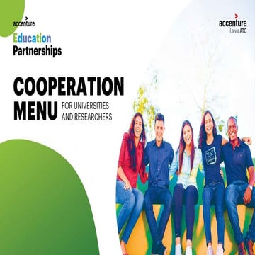 Cooperation Menu for Universities and Researchers in Latvia | Accenture