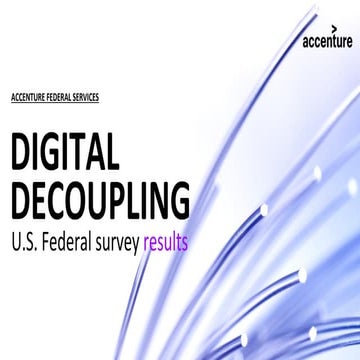 Digital decoupling. US Federal survey results