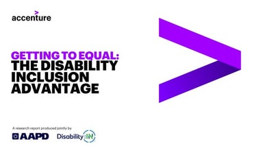 Getting to Equal: The Disability Inclusion Advantage