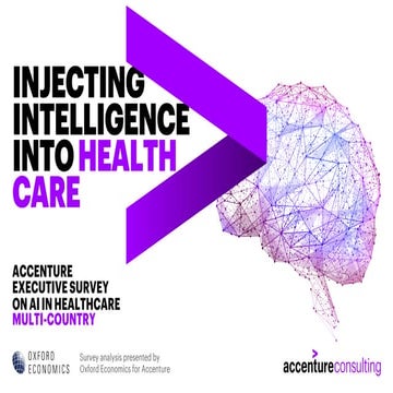 Injecting Intelligence Into Health Care