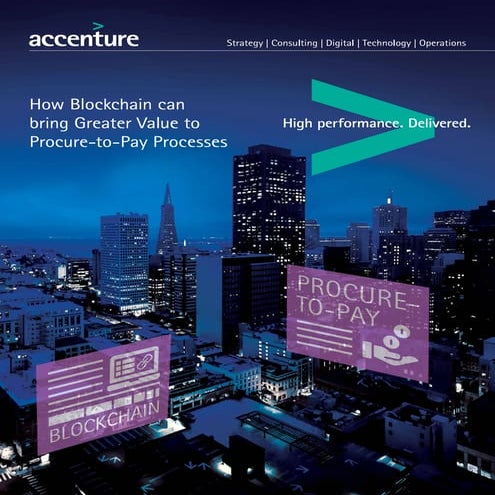 How Blockchain can bring Greater Value to Procure to Pay Processes
