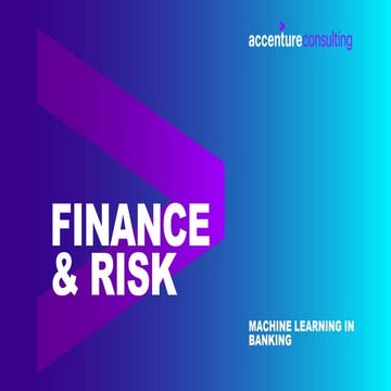 Machine Learning in Banking