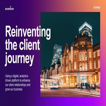 Reinventing the client journey