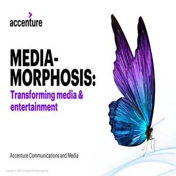 Media-Morphosis Transforming Media and Entertainment