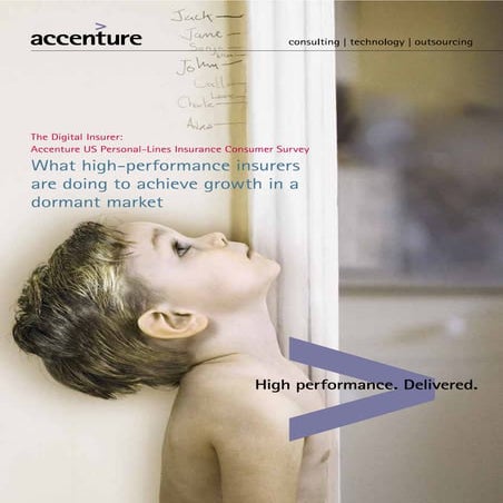 Accenture personal-lines insurance -US consumer survey