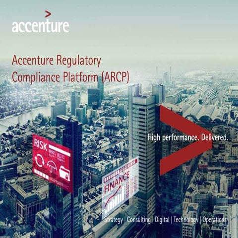 Accenture Regulatory Compliance Platform