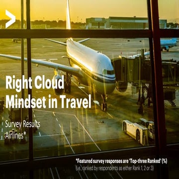 Right Cloud Mindset: Survey Results Aviation | Accenture