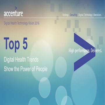 The Digital Health Tech Vision 2016