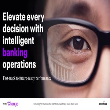 Fast Track to Future Ready Banking Operations