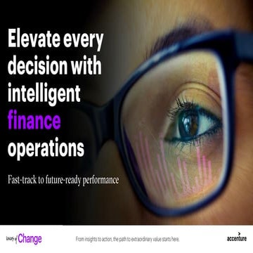 Fast-Track to Future-Ready Finance Operations