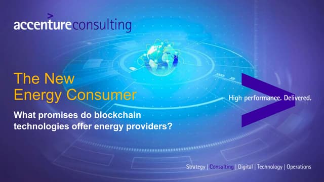 The New Energy Consumer: What Promises Do Blockchain Technologies Offer Energ...