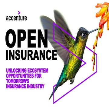 Open Insurance - Unlocking Ecosystem Opportunities For Tomorrow’s Insurance I...