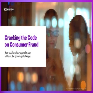 Cracking the Code on Consumer Fraud | Accenture