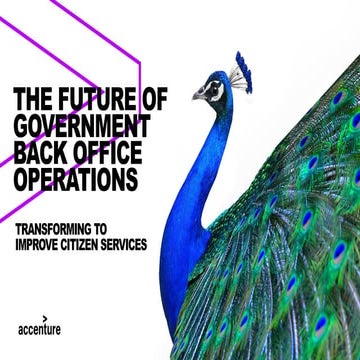 Accenture Public Service - The Future of Government Back Office Operations