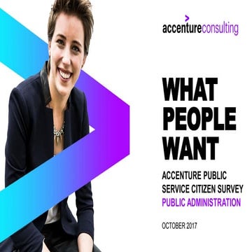 Accenture Public Service Citizen Survey: Public Administration