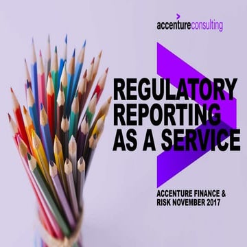 Accenture Regulatory Reporting As A Service