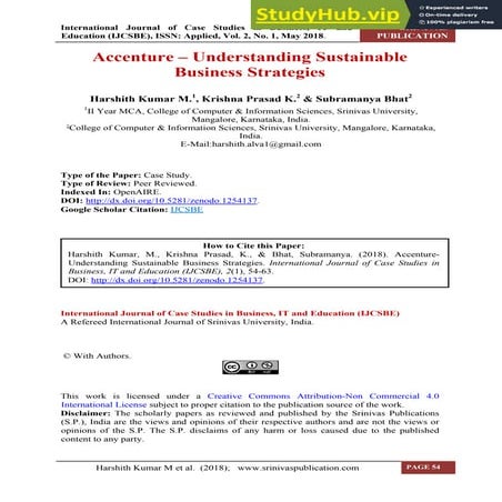 Accenture   Understanding Sustainable Business Strategies