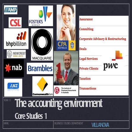Accounting Environment