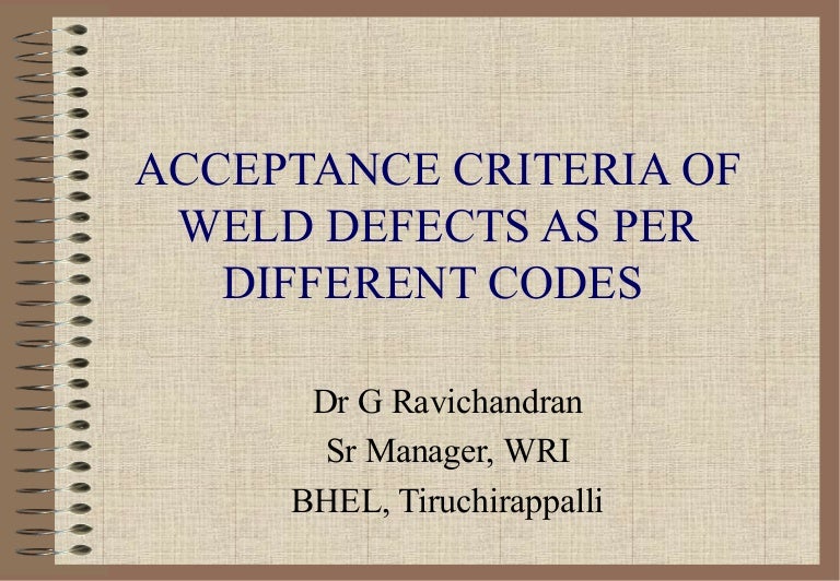 Acceptance Criteria For Visual Inspection Of Weld Def vrogue.co