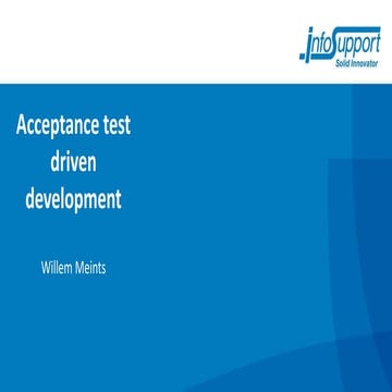 Acceptance test driven development