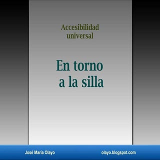 Accesibilidad universal. en torno a...