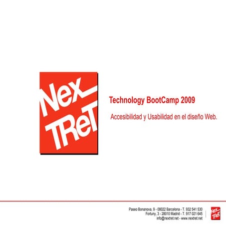 Accesibilidad y usabilidad