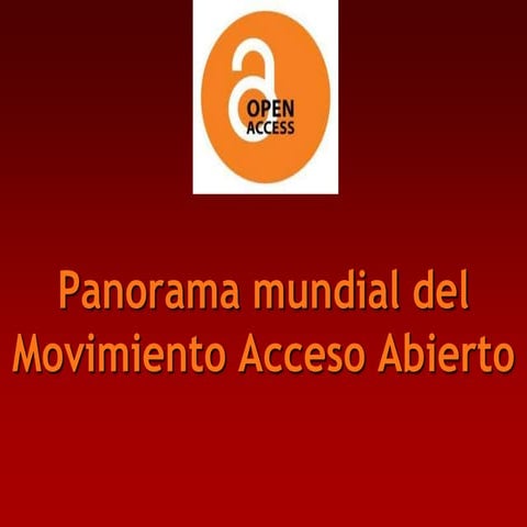 Acceso abierto 