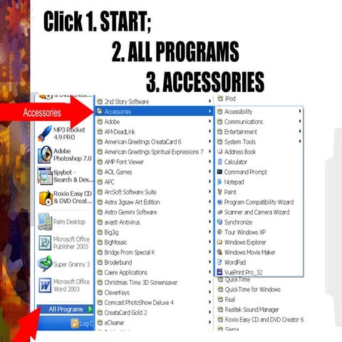Windows 7 Accessories | PPTX