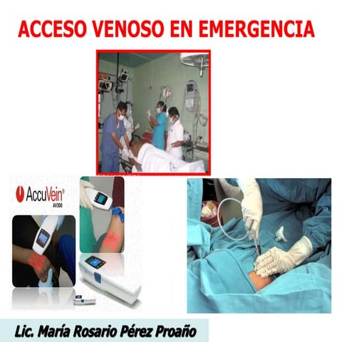 acceso venoso en emergencia 2014.ppt
