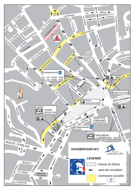 Acces plan de circulation autour de...