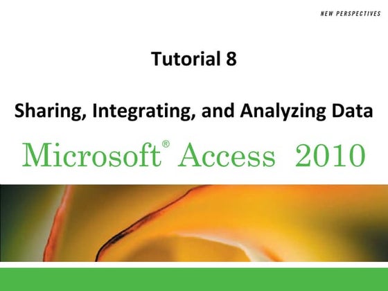 Access 2016 module 1 ppt presentation | PPTX | Databases | Computer ...