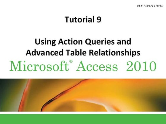 Access 2016 module 1 ppt presentation | PPTX | Databases | Computer ...