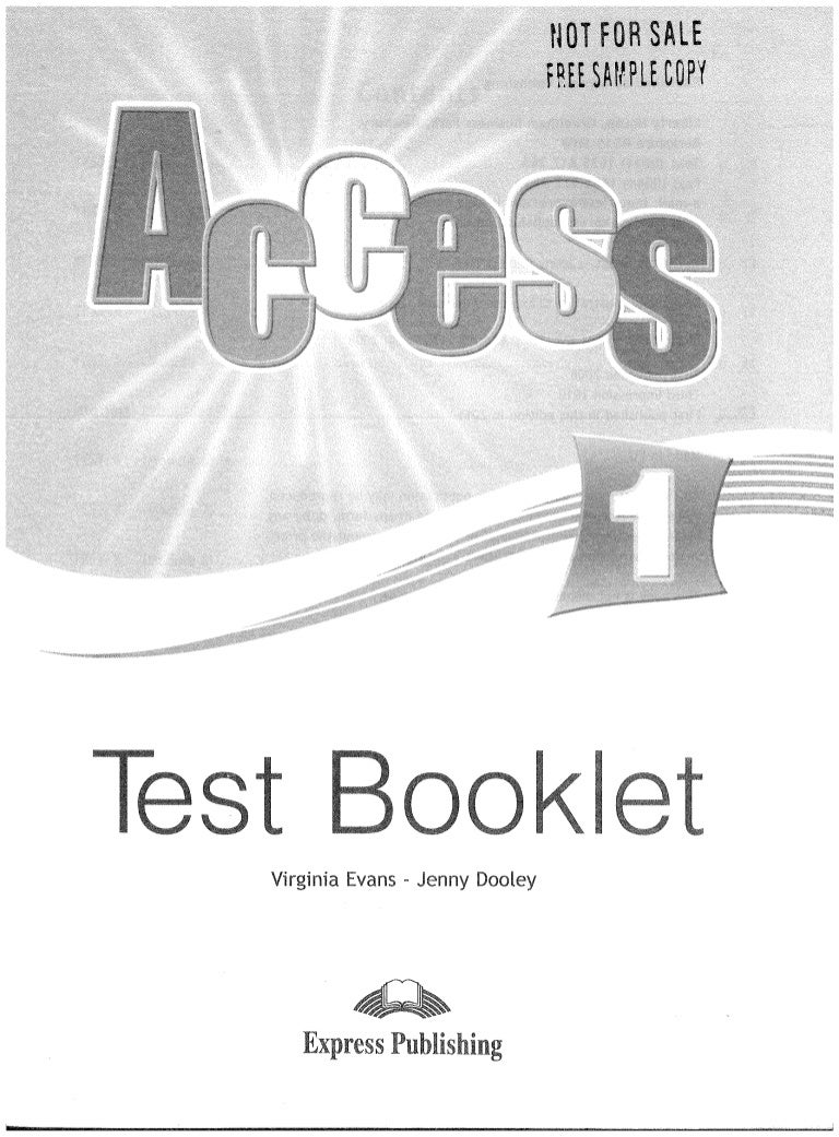 Access 1testbooklet Access 1testbooklet