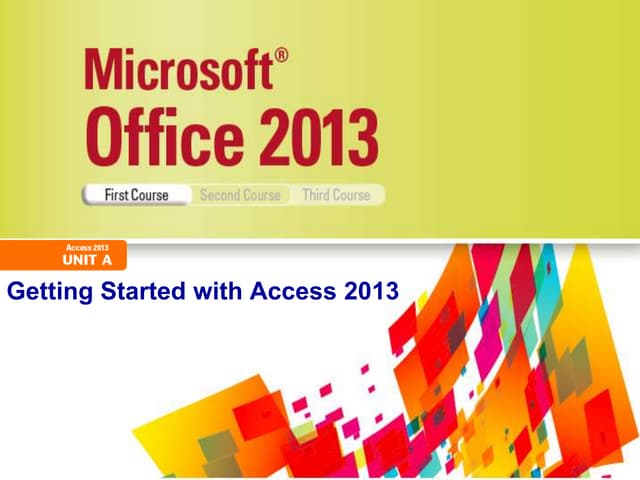Access 2013 Unit A