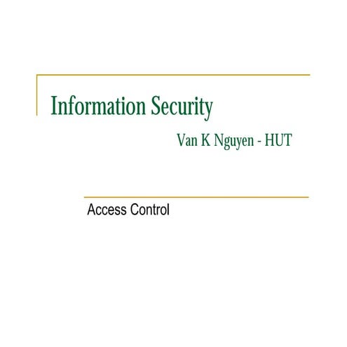 Access control