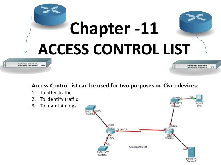Access control list [1]