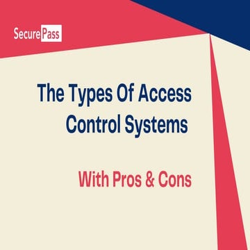 Types of access control systems