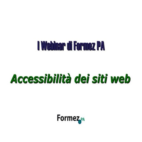 Accessibilità dei siti web
