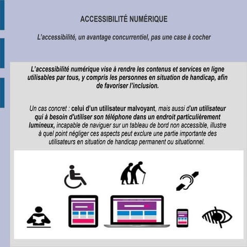 L'accessibilité n'est pas seulement une case à cocher !