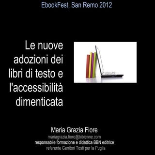 Le nuove adozioni dei libri di test...