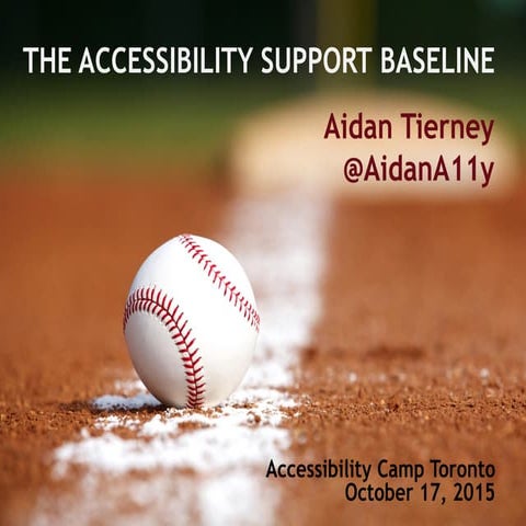 Accessibility Support Baseline: Balancing User Needs Against Test Effort