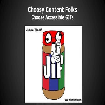 Accessibility for Animated Gifs